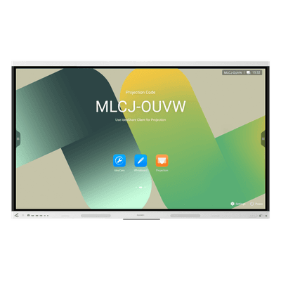 Pantalla Interactiva IdeaHub Board 3 Base de 86"/ 4K / 8 GB RAM / 128 GB Flash / Android 15 / Wi-Fi 6  / 25 ms Latencia de Escritura / Gestión desde la Nube