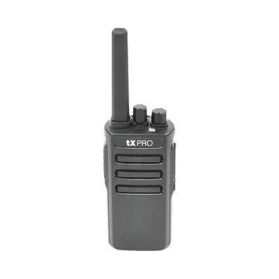 Radio Portátil Analógico / UHF 400-470 MHz / 5W / 16 Canales / Scrambler / Batería 2500 mAh / VOX